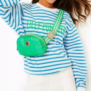 LILLY PULITZER Jeanie Belt Bag Spearmint Color